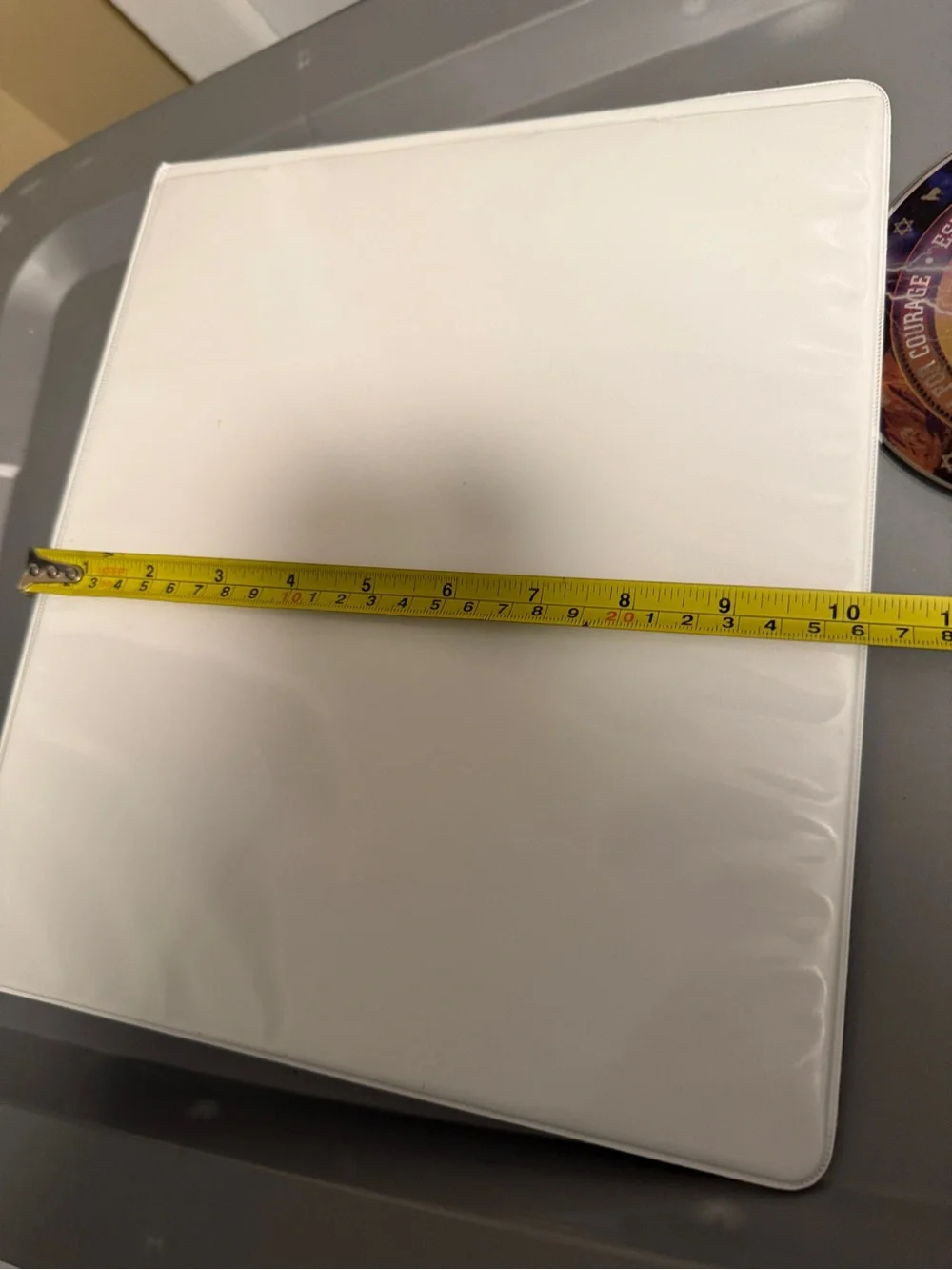 White 3-Ring Binder with Smooth Cover Wilson